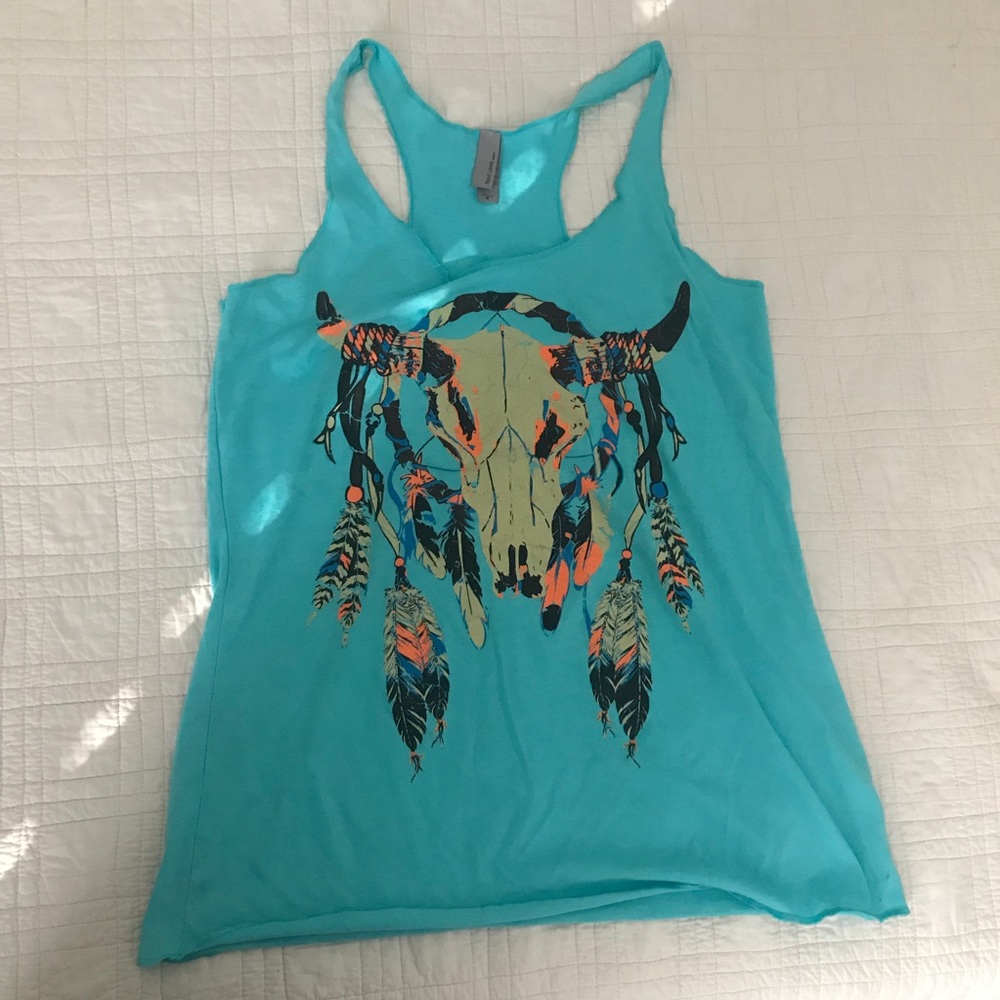 NWOT Dream catcher skull tank top